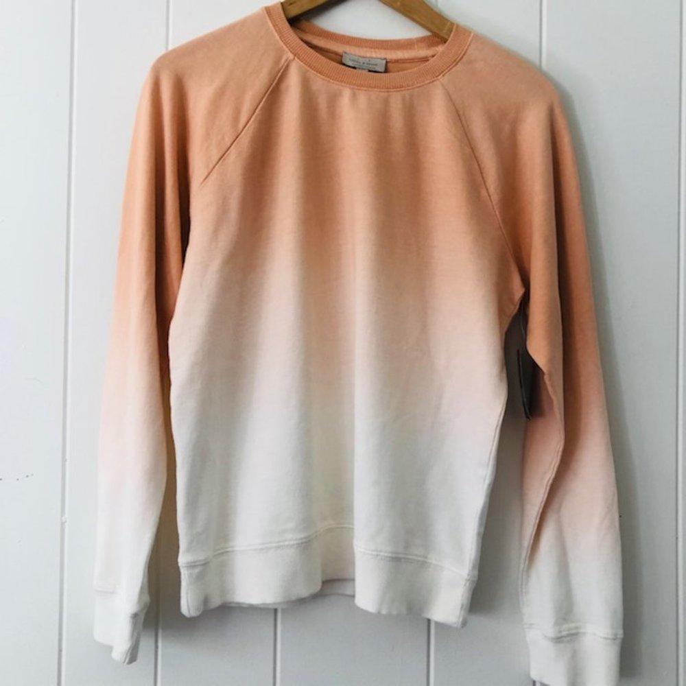 Lucky Brand Womens Ombre Pullover Sweatshirt Small - Picture 3 of 8